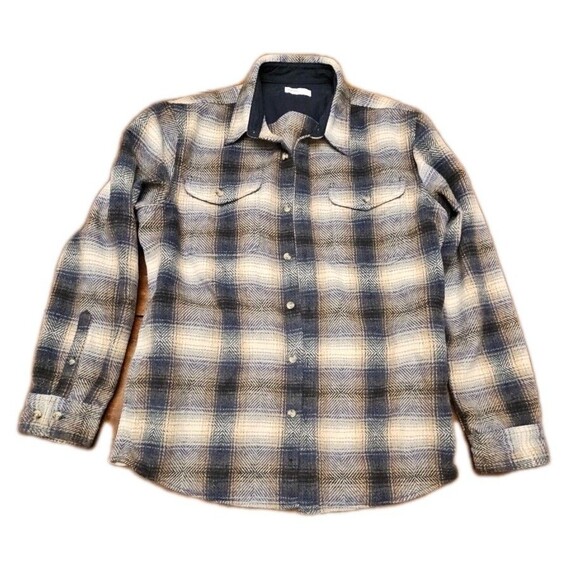 Sonoma Other - Men's Sonoma Heavyweight Flannel Herringbone Long Sleeve Button Down Size Large